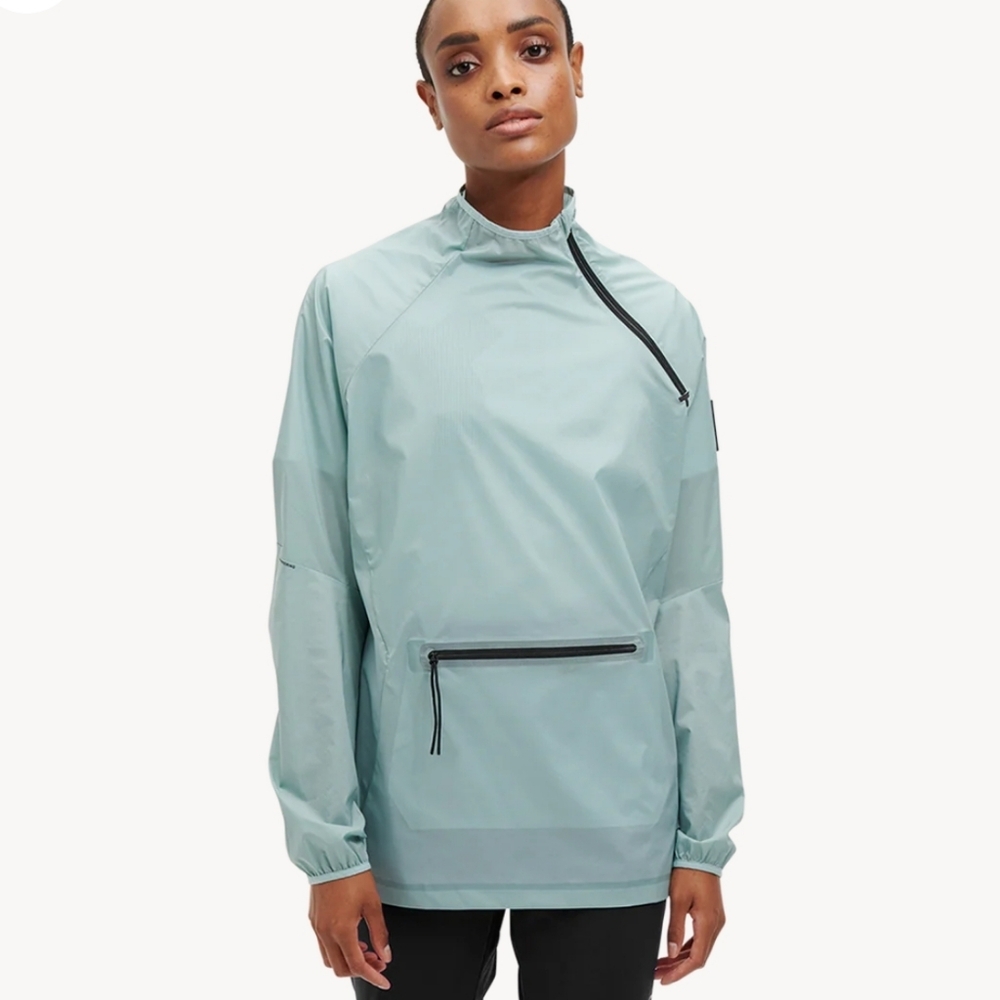 On Running Women's Light Blue Windbreaker Anorak